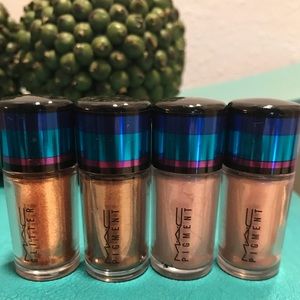 MAC Irresistibly Charming Gold PigmentGlitter Set